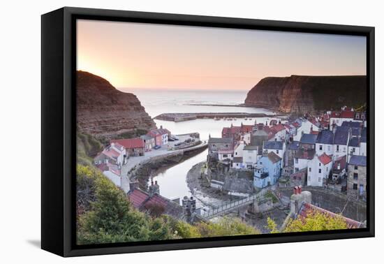 The Fishing Village of Staithes in the North York Moors-Julian Elliott-Framed Premier Image Canvas