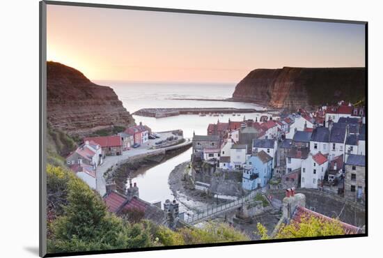 The Fishing Village of Staithes in the North York Moors-Julian Elliott-Mounted Photographic Print