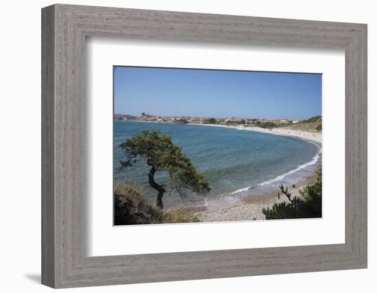 The Fishing Village, Resort and Beach of Isola Rossa, Sardinia, Italy, Mediterranean-Ethel Davies-Framed Photographic Print