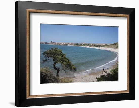 The Fishing Village, Resort and Beach of Isola Rossa, Sardinia, Italy, Mediterranean-Ethel Davies-Framed Photographic Print