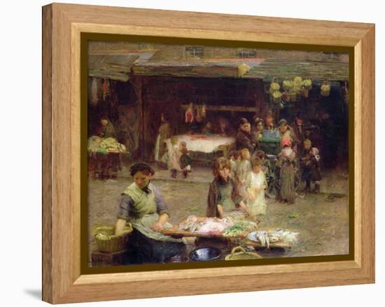 The Fishmarket, Patrick Street, 1893-Walter Frederick Osborne-Framed Premier Image Canvas