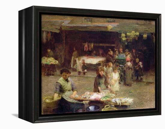 The Fishmarket, Patrick Street, 1893-Walter Frederick Osborne-Framed Premier Image Canvas