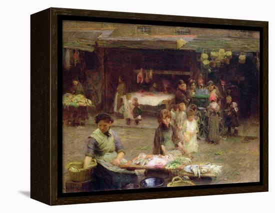 The Fishmarket, Patrick Street, 1893-Walter Frederick Osborne-Framed Premier Image Canvas