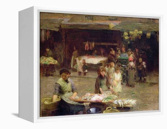 The Fishmarket, Patrick Street, 1893-Walter Frederick Osborne-Framed Premier Image Canvas