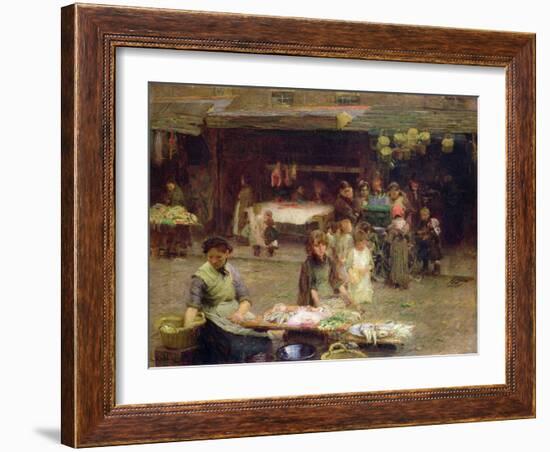 The Fishmarket, Patrick Street, 1893-Walter Frederick Osborne-Framed Giclee Print