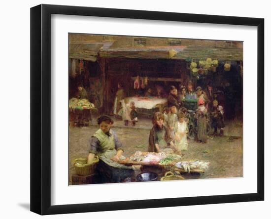 The Fishmarket, Patrick Street, 1893-Walter Frederick Osborne-Framed Giclee Print