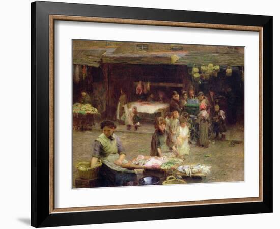 The Fishmarket, Patrick Street, 1893-Walter Frederick Osborne-Framed Giclee Print