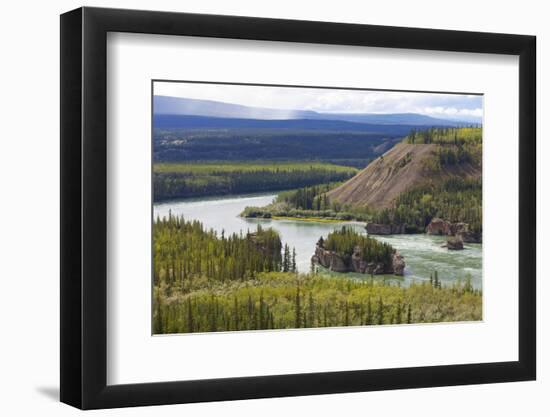 The Five Finger Rapids and the Yukon River, Yukon Territory, Canada, North America-Miles Ertman-Framed Photographic Print