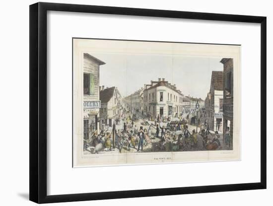 The Five Points, Junction of Baxter, Worth and Park Streets, New York-George Catlin-Framed Giclee Print