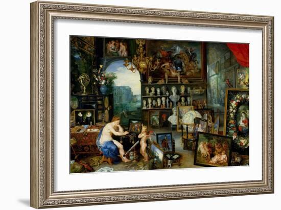 The Five Senses: Sight-Jan Brueghel the Elder-Framed Giclee Print