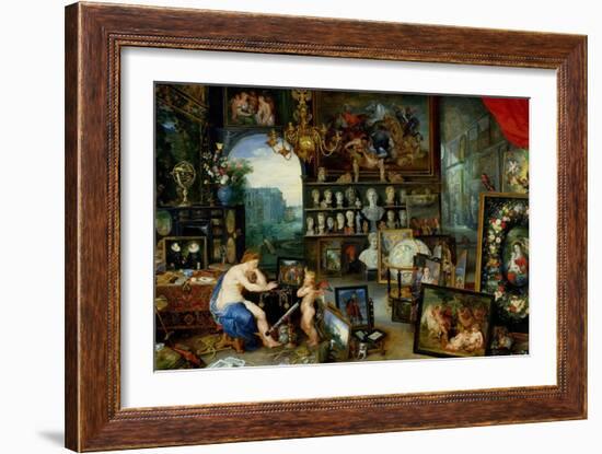 The Five Senses: Sight-Jan Brueghel the Elder-Framed Giclee Print