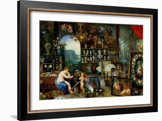 The Five Senses: Sight-Jan Brueghel the Elder-Framed Giclee Print