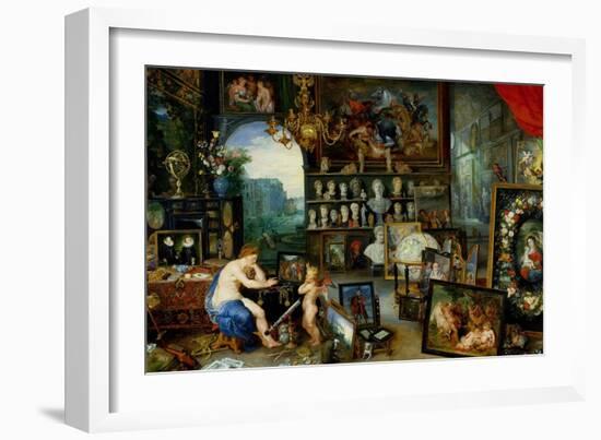 The Five Senses: Sight-Jan Brueghel the Elder-Framed Giclee Print