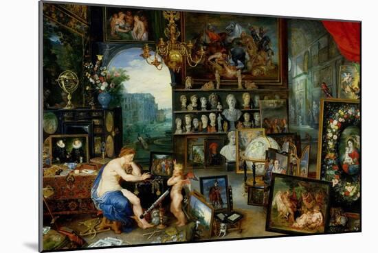 The Five Senses: Sight-Jan Brueghel the Elder-Mounted Giclee Print