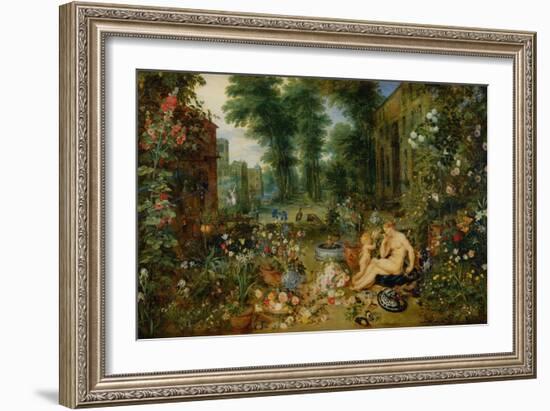 The Five Senses: Smell-Jan Brueghel the Elder-Framed Giclee Print