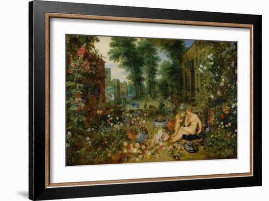 The Five Senses: Smell-Jan Brueghel the Elder-Framed Giclee Print