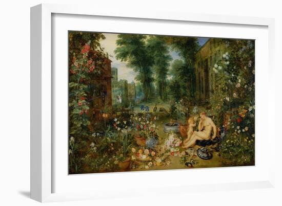 The Five Senses: Smell-Jan Brueghel the Elder-Framed Giclee Print