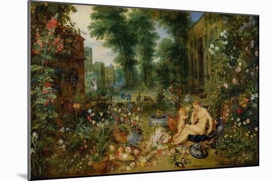 The Five Senses: Smell-Jan Brueghel the Elder-Mounted Giclee Print