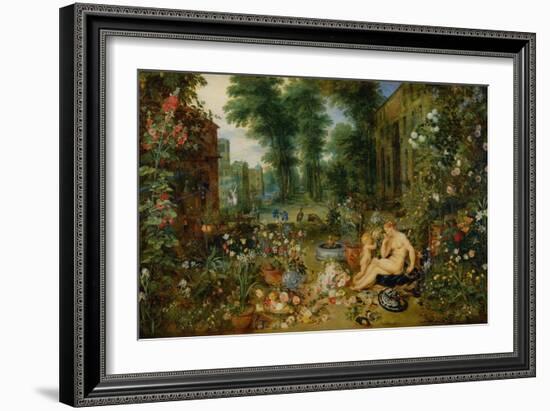 The Five Senses: Smell-Jan Brueghel the Elder-Framed Giclee Print