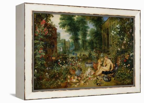 The Five Senses: Smell-Jan Brueghel the Elder-Framed Premier Image Canvas