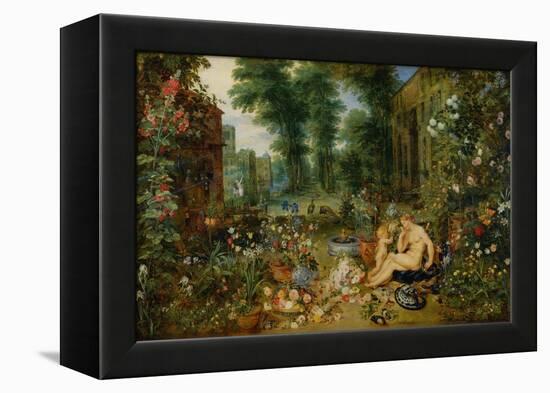 The Five Senses: Smell-Jan Brueghel the Elder-Framed Premier Image Canvas