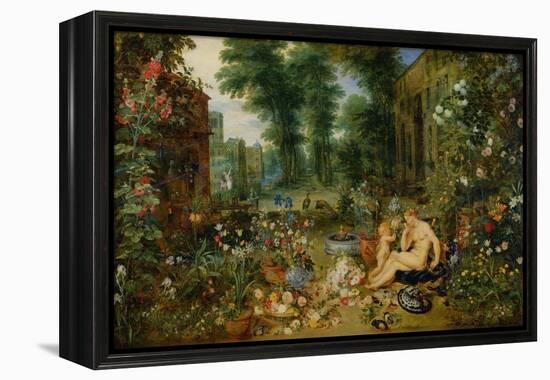 The Five Senses: Smell-Jan Brueghel the Elder-Framed Premier Image Canvas