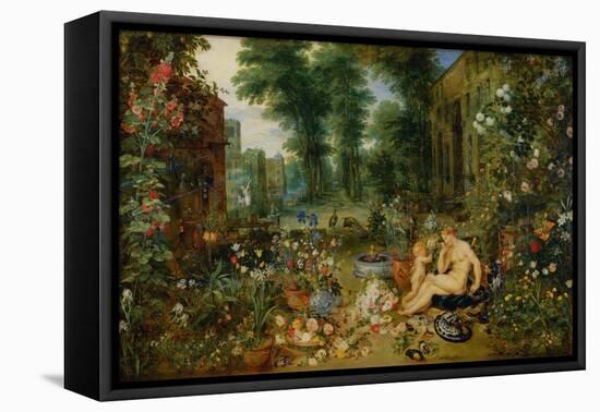 The Five Senses: Smell-Jan Brueghel the Elder-Framed Premier Image Canvas