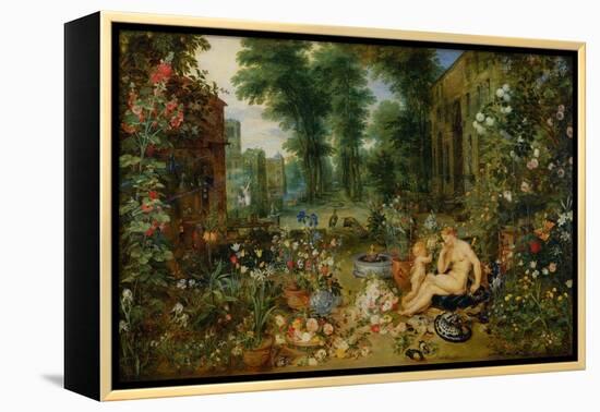 The Five Senses: Smell-Jan Brueghel the Elder-Framed Premier Image Canvas