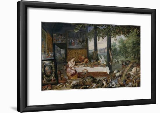 The Five Senses - Taste-Peter Paul Rubens-Framed Premium Giclee Print