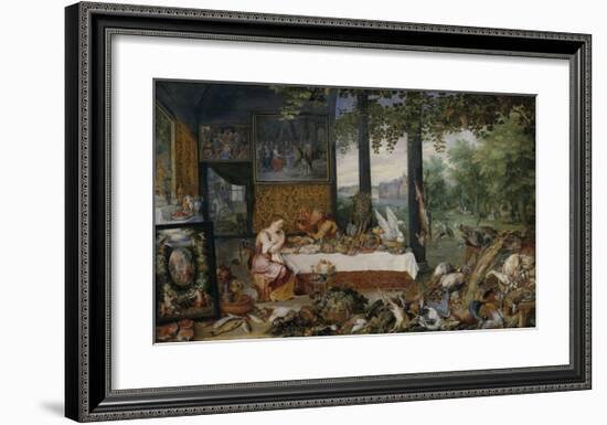 The Five Senses - Taste-Peter Paul Rubens-Framed Premium Giclee Print