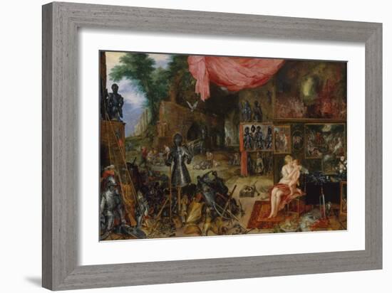 The Five Senses: Touch-Jan Brueghel the Elder-Framed Giclee Print