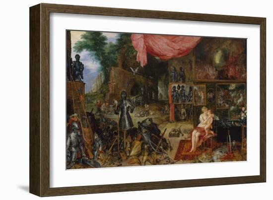 The Five Senses: Touch-Jan Brueghel the Elder-Framed Giclee Print