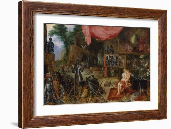 The Five Senses: Touch-Jan Brueghel the Elder-Framed Giclee Print