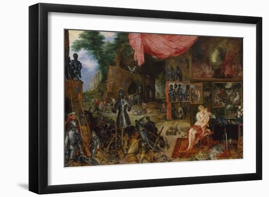 The Five Senses: Touch-Jan Brueghel the Elder-Framed Giclee Print