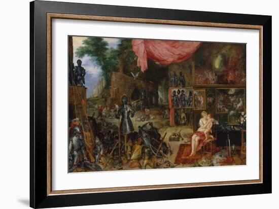 The Five Senses: Touch-Jan Brueghel the Elder-Framed Giclee Print