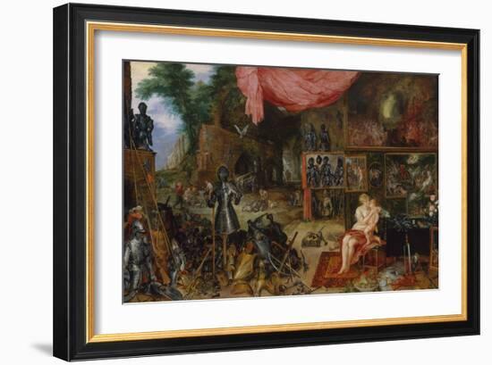 The Five Senses: Touch-Jan Brueghel the Elder-Framed Giclee Print