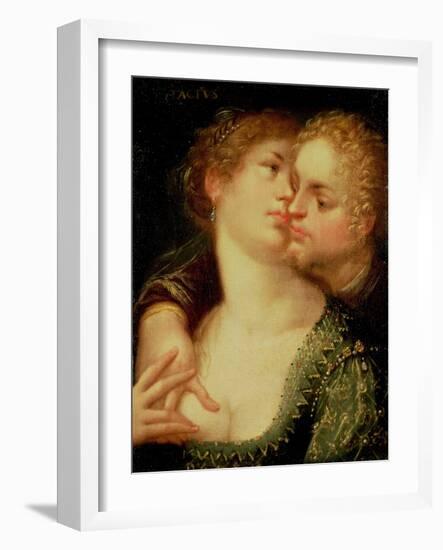 The Five Senses: Touch-Hans von Aachen-Framed Giclee Print