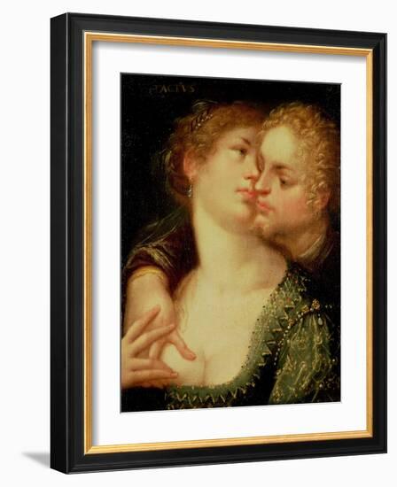 The Five Senses: Touch-Hans von Aachen-Framed Giclee Print