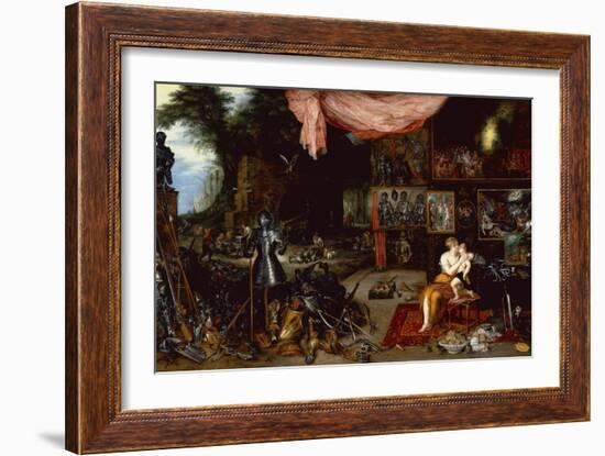 The Five Senses, Touch-Jan the Younger Brueghel-Framed Giclee Print