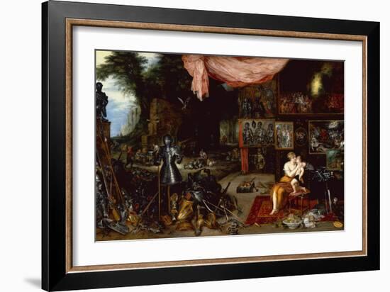 The Five Senses, Touch-Jan the Younger Brueghel-Framed Giclee Print