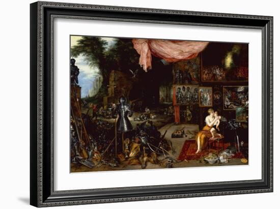 The Five Senses, Touch-Jan the Younger Brueghel-Framed Giclee Print
