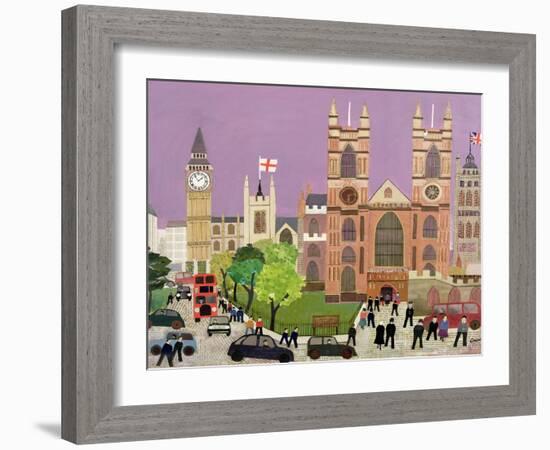 The Five Towers of Westminster-William Cooper-Framed Giclee Print