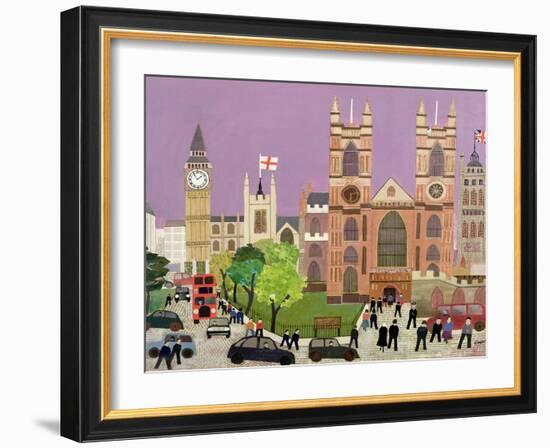 The Five Towers of Westminster-William Cooper-Framed Giclee Print