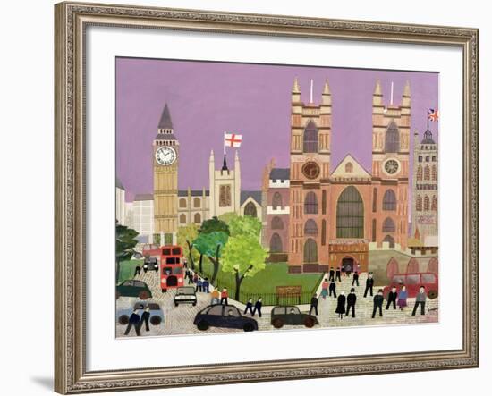 The Five Towers of Westminster-William Cooper-Framed Giclee Print