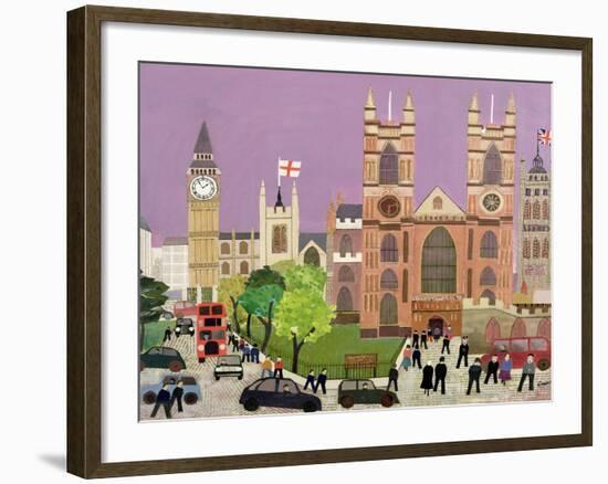 The Five Towers of Westminster-William Cooper-Framed Giclee Print