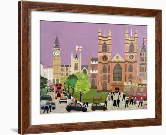 The Five Towers of Westminster-William Cooper-Framed Giclee Print