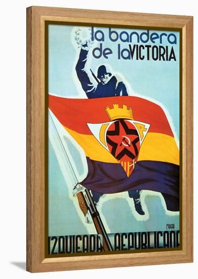 The Flag of Victory-Magan-Framed Stretched Canvas