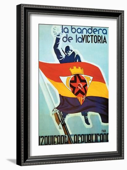 The Flag of Victory-Magan-Framed Art Print