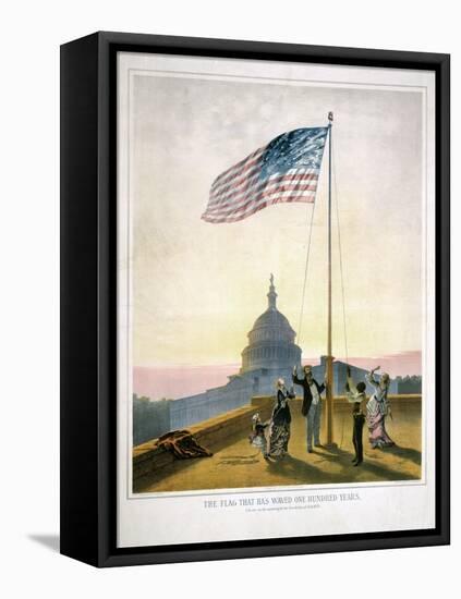 The Flag That Has Waved for One Hundred Years-null-Framed Premier Image Canvas
