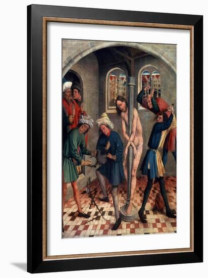 The Flagellation of Christ, before 1457-Johann Koerbecke-Framed Giclee Print